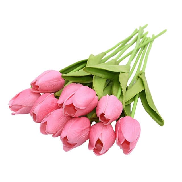 Tulipes Artificielles Roses